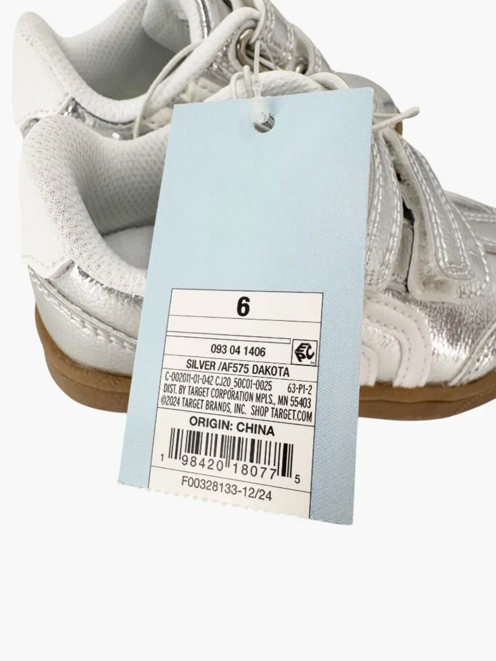 NEW Cat & Jack Toddler Dakota Retro Court Sneakers - Silver